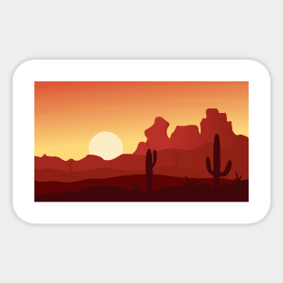 saguaro of the day Sticker